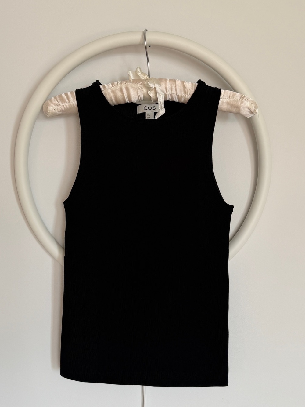 COS Black Sleeveless Knit Tank Top